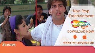 Akshay Kumar Funny Scenes from Waqt Humara Hai 1993 Ayesha Jhulka  Suiel Shetty  Action Movie [upl. by Upshaw121]