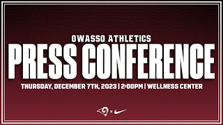 Owasso Athletics Press Conference [upl. by Llerehs]