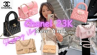 Chanel 23K Fall Winter 2023 Collection First Day Launch in Store I Chanel Kelly Bag NYC Shopping [upl. by Archle]