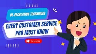 DeEscalation Techniques for Customer Service  HelpSquad [upl. by Maggie620]