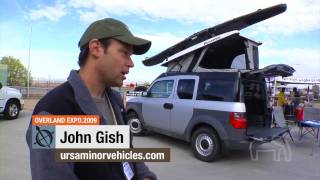 Ursa Minor Vehicles Displays the ECAMPER at Overland Expo 2009 [upl. by Ahsien]