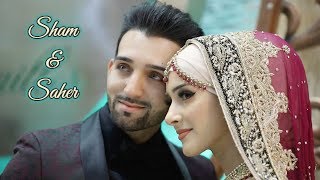 Sham amp Saher  Official Engagment amp Nikaah Highlights [upl. by Derrej634]