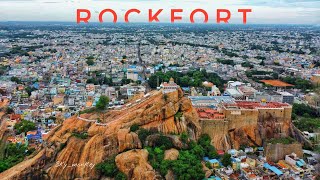 4K drone View of Rockfort temple  Trichy Tamilnadu [upl. by Ilrak829]