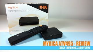 MyGica ATV495 64bit  Unboxing amp Review [upl. by Dnaltiak]