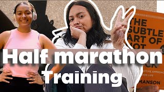 HALF MARATHON TRAINING I ALMOST QUIT  WEIGHT LOSS JOURNEY VLOG [upl. by Asiled]