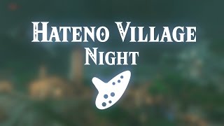 Sounds of the Wild  Hateno Village Night  Zelda Breath of the Wild Ambience [upl. by Htebzile]