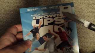 Grown Ups 2 Blu Ray DVD Digital Copy Unboxing [upl. by Palma]