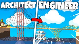 Building HUGE BRIDGES the engineering way Poly Bridge 2 [upl. by Attenahs]