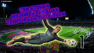 TER STEGEN SUS MEJORES PARADAS DE LA TEMPORADA 20232024  EA FC 24  fifa football [upl. by Niltiak386]