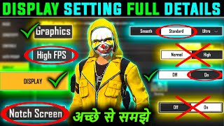 Free Fire Display SETTING Full Details 2022  Solve Lag amp Ghost Touch Problem  Part  4  Harsh78 [upl. by Gilli596]