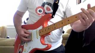 Apache by the Shadows  on a fiesta red strat [upl. by Gervase614]