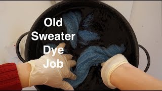 How to Overdye an Old Sweater  Casual Friday 3 [upl. by Otxis447]