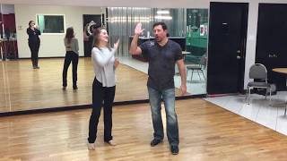 Two Step Lessons online with D’Amico Dance Beginner Class Recap 21119 [upl. by Ennaerb]