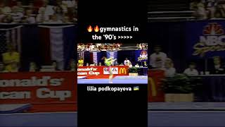 1990’s Gymnastics Was UNREAL🔥🔥gymnast gymnastics [upl. by Senga]