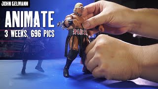 WWE BEHIND THE SCENES THE MAKING OF  RIKISHI DANCE STOP MOTION  696 PICS 3 WEEKS PRODUCTION [upl. by Gaven]