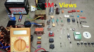 How To Test Any Electronic Components with Multimeter  Resistor Capacitor Diode LED Transistor Fuse [upl. by Nehemiah]