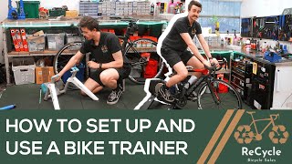 How to Set Up amp Use a Bike Trainer Transform Your Indoor Training [upl. by Haduhey]