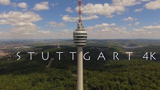 STUTTGART in 4K  Solitude Mercedes Benz Arena Cannstatter Wasen TIMELAPSE DROHNE DJI Phantom OSMO [upl. by Names942]