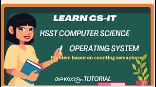 HSST COMPUTER SCIENCEOPERATING SYSTEMPROCESS SYNCHRONIZATIONCOUNTING SEMAPHORE PROBLEM [upl. by Nwahsyd]