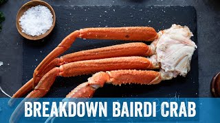 How to Break Down Bairdi Snow Crab Legs [upl. by Jaban546]