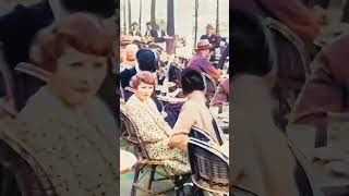 Paris Café in the 1920s  Restored Footage [upl. by Andaira]