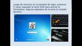 Restablecer la contraseña de Windows 7 sin programas [upl. by Katya]