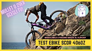 TEST SCOR 4060 Z LA NUOVA EBIKE CHE SI PUO MODIFICARE A PIACIMENTO [upl. by Aksehcnarf]