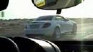 Mercedes Benz SLK with SLR Engine vs Ferrari Enzo [upl. by Maudie]