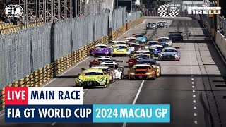 REPLAY  Main Race  FIA GT World Cup  Macau GP 2024 [upl. by Marzi672]