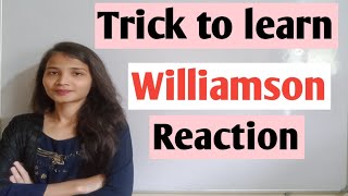 Trick to learn Williamson reaction organic chemistry [upl. by Ahsal]