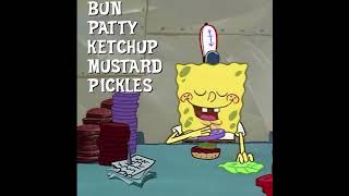 LEAKED KRABBY PATTY RECIPE How to build a Krabby Patty at Wendys top secret recipe [upl. by Vick140]