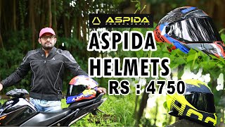 ASPIDA HELMETS REVIEW AND ITS FEATURES BY VIMAL KALLATH  MOTO HAWK [upl. by Hackett]