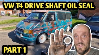 VW T4 DRIVE SHAFT OIL SEAL [upl. by Yzmar]