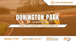 2024 Ginetta Junior Championship  Donington  Round 21  LIVE [upl. by Willcox439]