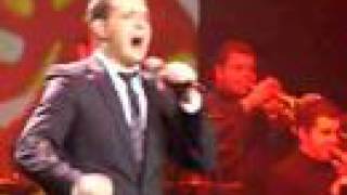 Michael Buble  Thats Life feat Naturally 7 Live in Sydney [upl. by Farrica546]