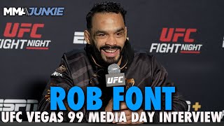 Rob Font Prepared to Remind UFC Division Just How Tough He Is  UFC Vegas 99 [upl. by Zurheide]