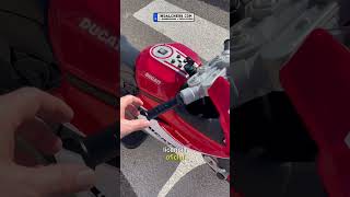 Ducati eléctrica para niños 12V con acelerador en el puño [upl. by Sukey786]