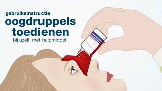 Oogdruppels bij uzelf met hulpmiddel [upl. by Lateh]