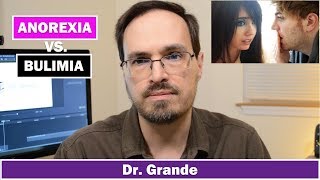 Differences between Anorexia Bulimia Atypical Anorexia Purging Disorder amp Binge Eating Disorder [upl. by Clancy]