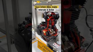 Royal Enfield 350cc Engine Internals in Action  BikeWale shorts royalenfield [upl. by Sibella]