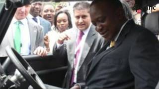 Uhuru Gets Stuck in Nairobi Traffic Driving Himself  Kenya news today [upl. by Delaney]