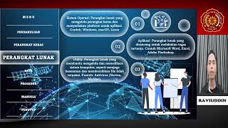 VIDEO PRESENTASI PPT KOMPONEN UTAMA SISTEM INFORMASI [upl. by Hplodur]