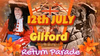 Return Parade 12th July Demonstration Gilford CoDown 2024 [upl. by Elacim]