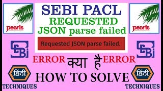 requested json error in pacl requested json parse failed pacl [upl. by Aicenav158]