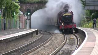 5972 Olton Hall Hogwarts Castle on the Shakespear Express 2009 [upl. by Oderfigis924]