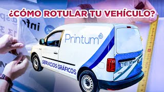 ¿Cómo rotular tu vehículo Colocar vinilo de corte PASO A PASO 🚗✔ [upl. by Ross]