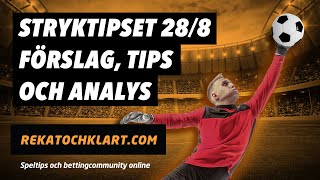 Stryktipset 288  Förslag tips och analys [upl. by Fast]