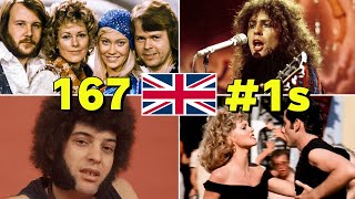 Every 1970s UK Chart Number 1 Song 19701979 [upl. by Dnomar]