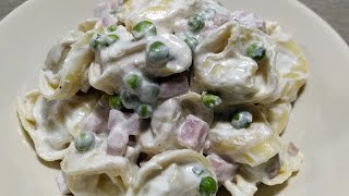 TORTELLINI PANNA PROSCIUTTO e PISELLI una vera goduria [upl. by Lectra]