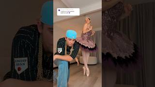 WHAT’S BEEN THE BEST TUTU SO FAR 🤔🩰😅  dance trend viral couple funny ballet shorts [upl. by Etnasa468]